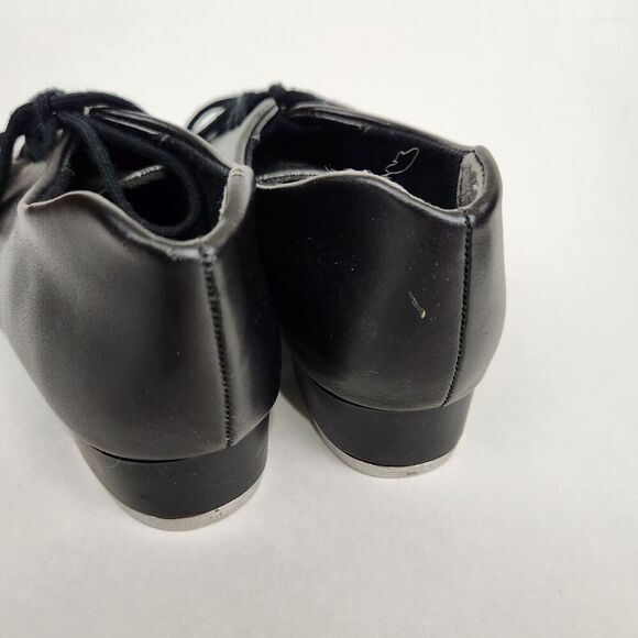 CAPEZIO Tic Tap Toe Dance Shoe Child Black SZ 12.5M 443C RN#63356 Beginner - Picture 4 of 16